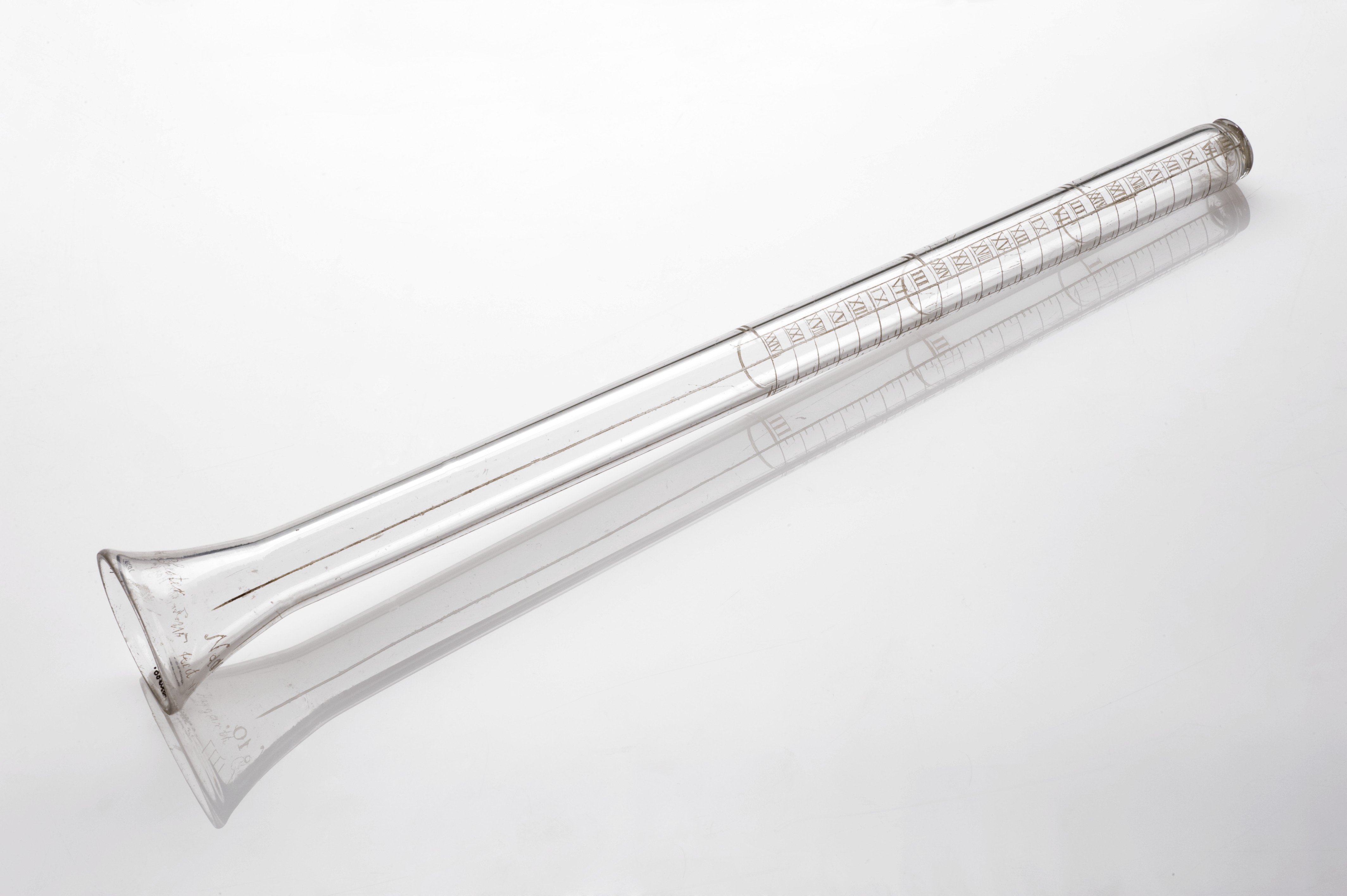Laboratory glassware representing a life-sciences company going public